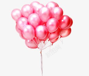 气球png免抠素材_新图网 https://ixintu.com 一束气球 气球 粉色