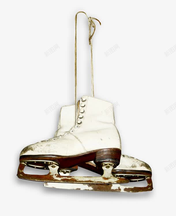 冰靴png免抠素材_新图网 https://ixintu.com 滑冰鞋 白色 素材 鞋子