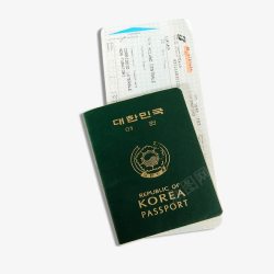 绿色护照护照高清图片