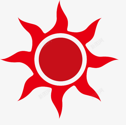 太阳png免抠素材_新图网 https://ixintu.com 太阳 矢量太阳素材 花纹图案