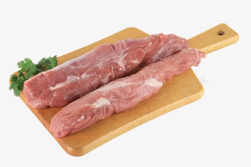 新鲜猪肉png免抠素材_新图网 https://ixintu.com 新鲜 案板 猪肉 生肉 菜板