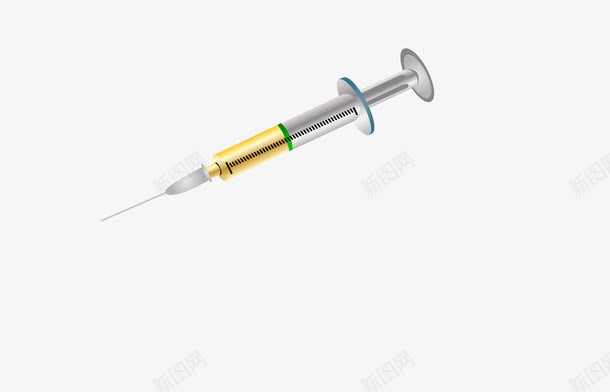 白色针管png免抠素材_新图网 https://ixintu.com 医疗 医疗器材 卡通 针管