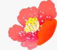 红色手绘花朵节日png免抠素材_新图网 https://ixintu.com 红色 节日 花朵