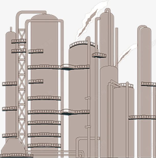 石油石化工厂矢量图eps免抠素材_新图网 https://ixintu.com 化工 工厂 石化 石油 石油化工 矢量图