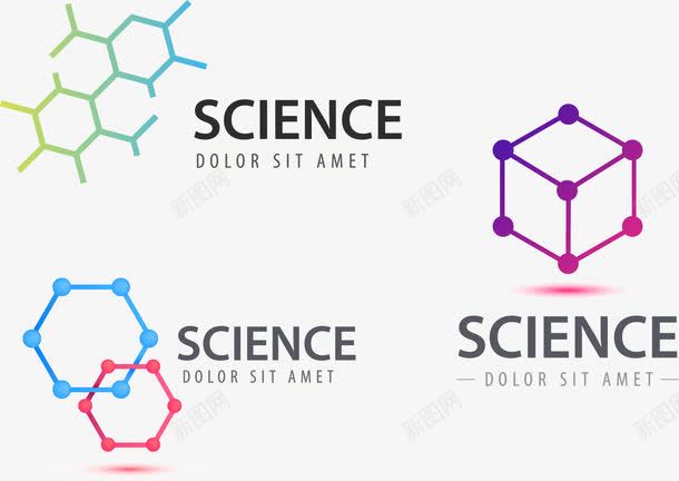 sciencepng免抠素材_新图网 https://ixintu.com science 创意logo 矢量科技logo 科技