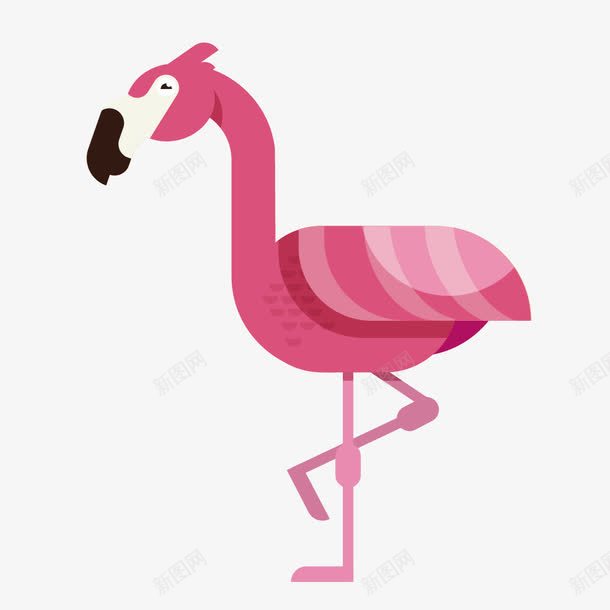 手绘鸵鸟png免抠素材_新图网 https://ixintu.com 矢量装饰 粉色的鸟 装饰 装饰画 鸵鸟