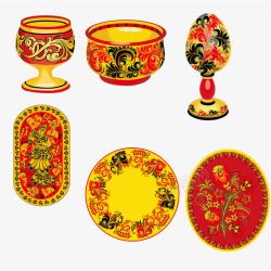 中国古典中国古典花纹器皿高清图片