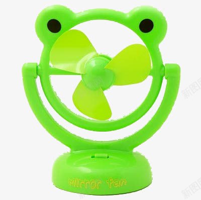 绿色的风扇png免抠素材_新图网 https://ixintu.com 产品实物 儿童风扇 充电风扇 卡通风扇