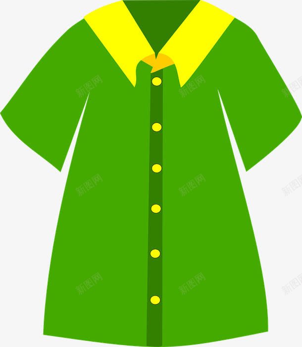 绿色上衣png免抠素材_新图网 https://ixintu.com 上衣 图案设计 绿衣服 衣服