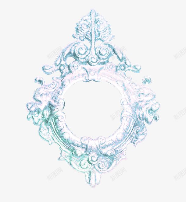 绿色花纹金属镜框png免抠素材_新图网 https://ixintu.com 绿色金属镜框 花纹金属镜框 金属镜框
