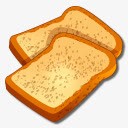 烤面包的图标素材