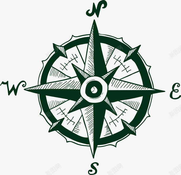 传统指南针图标图案png_新图网 https://ixintu.com 传统指南针 八卦 古代日晷 指南针 指南针图标 指针