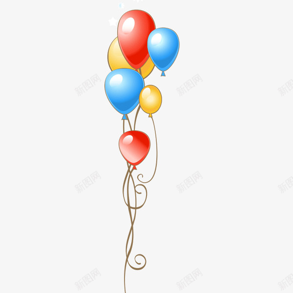 彩色气球气球png免抠素材_新图网 https://ixintu.com 彩色气球素材 手绘气球 气球