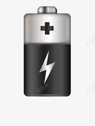 电池正极与充电png免抠素材_新图网 https://ixintu.com 充电 正极 电池 黑白