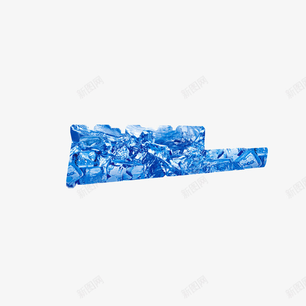 蓝色冰背景png免抠素材_新图网 https://ixintu.com 冰 蓝色 蓝色冰