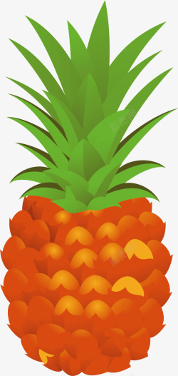 水果卡通菠萝素材