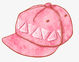 粉色卡通帽子png免抠素材_新图网 https://ixintu.com 卡通帽子 手绘 清新 粉色