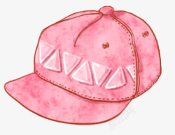 粉色卡通帽子素材