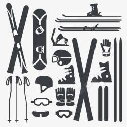 滑雪杖21款滑雪装备高清图片