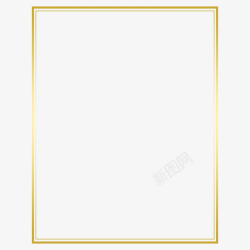 金色圆形边框渐变金文件相框高清图片