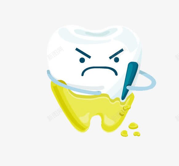 牙齿清洁护理png免抠素材_新图网 https://ixintu.com 护理 清洁 牙齿