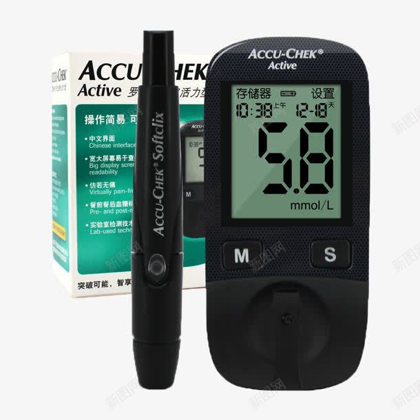 血糖仪器png免抠素材_新图网 https://ixintu.com 仪器 测量 血糖 血糖仪 黑色