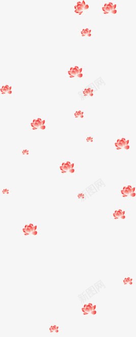 红色卡通艺术花朵png免抠素材_新图网 https://ixintu.com 卡通 红色 艺术 花朵