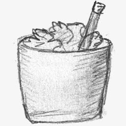 铅笔手绘酒桶图标png_新图网 https://ixintu.com 图标 手绘 酒桶 铅笔