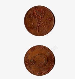 外国复古做旧硬币素材