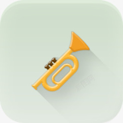 trumpet小号音乐图标图标元素高清图片