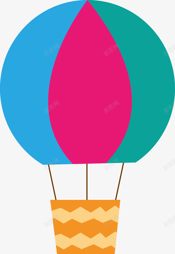 漂浮的气球矢量图ai免抠素材_新图网 https://ixintu.com 手绘 气球 漂浮 装饰 矢量图