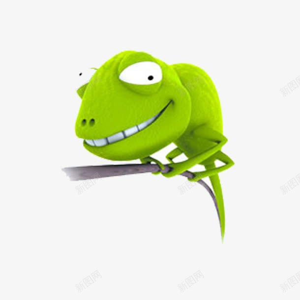 绿色蜥蜴png免抠素材_新图网 https://ixintu.com 动物 爬行 绿色 蜥蜴