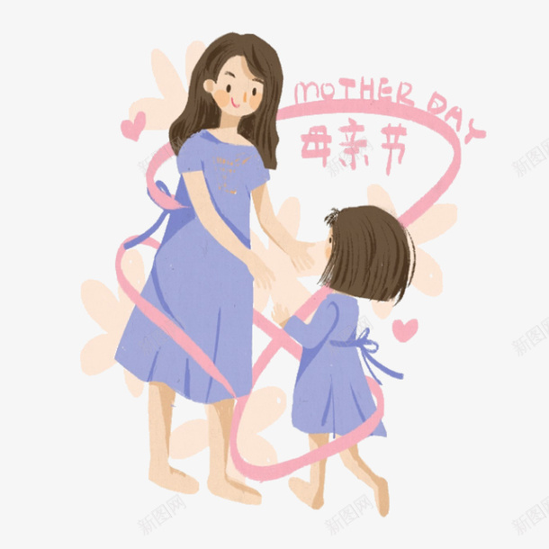 母亲节的元素png免抠素材_新图网 https://ixintu.com 妈妈 母亲 母亲节 节日