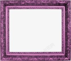 紫色相框画框素材