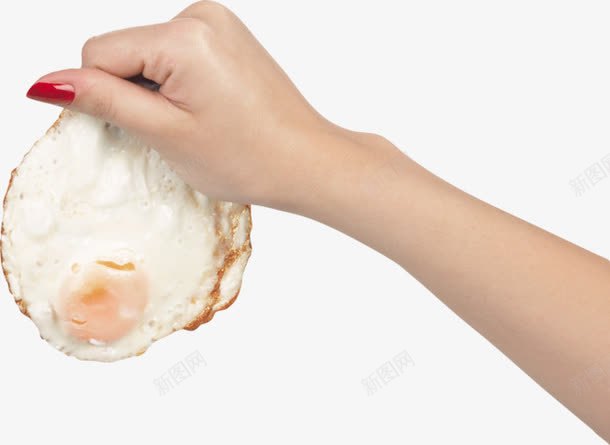拿着荷包蛋的手png免抠素材_新图网 https://ixintu.com 手 煎鸡蛋 荷包蛋 鸡蛋