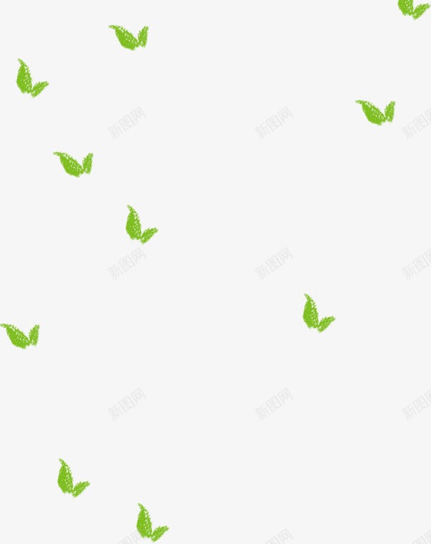 绿色水彩树叶装饰艺术png免抠素材_新图网 https://ixintu.com 树叶 水彩 绿色 艺术 装饰