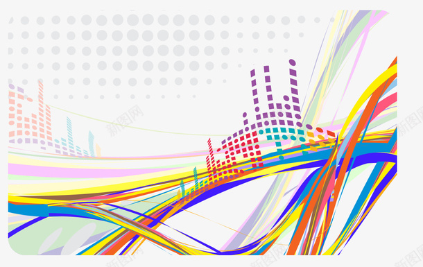 线条元素矢量图ai免抠素材_新图网 https://ixintu.com 矢量元素 线条 音乐 矢量图