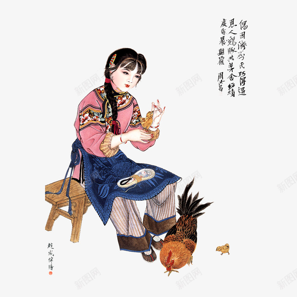 红楼梦插画人物巧姐png免抠素材_新图网 https://ixintu.com 古典 巧姐 手绘 手绘人物 插画 曹雪芹 红楼梦 红楼梦插画 美女