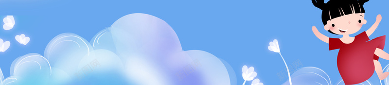 儿童节底纹背景图psd设计背景_新图网 https://ixintu.com 儿童节 卡通人物 底纹 彩虹元素 热气球 背景图