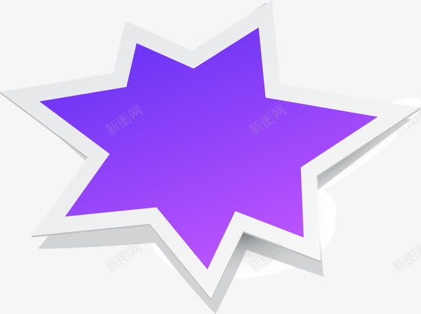 紫色简约星星边框纹理png免抠素材_新图网 https://ixintu.com 免抠PNG 星星 简约 紫色 边框纹理