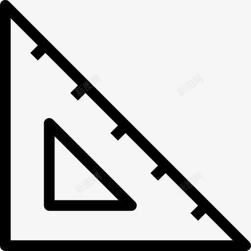 尺图标png_新图网 https://ixintu.com 几何 工具和用具 测量 绘图 统治者 统治者的措施 设置广场