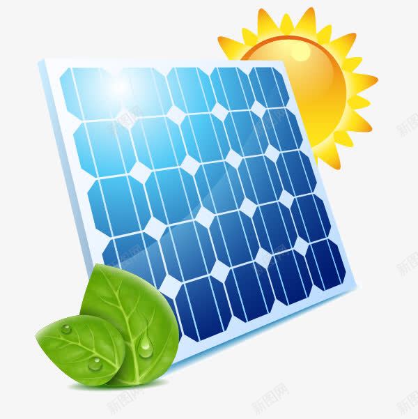 绿色能源太阳能png免抠素材_新图网 https://ixintu.com 太阳能 环保 绿色能源 节能
