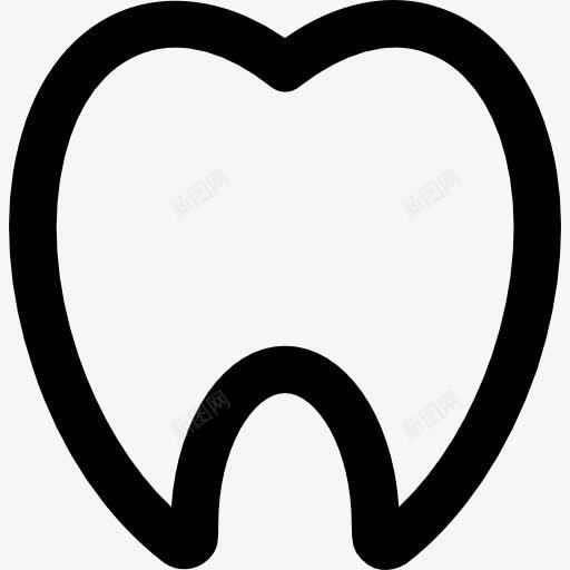 牙图标png_新图网 https://ixintu.com 保健和医疗 医疗 牙医 牙齿 磨牙