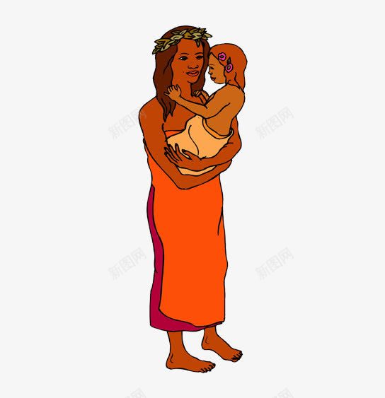 抱着孩子的女人png免抠素材_新图网 https://ixintu.com 女人 孩子 母女