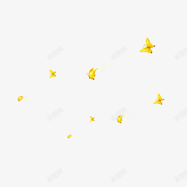 金色蝴蝶片png免抠素材_新图网 https://ixintu.com 金色蝴蝶免扣素材 金色蝴蝶素材