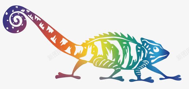 蜥蜴动物花纹装饰图案png免抠素材_新图网 https://ixintu.com 动物 花纹 蜥蜴 装饰图案