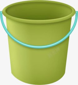 绿色水桶素材