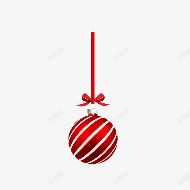 节日装饰球png免抠素材_新图网 https://ixintu.com 圣诞 球 红色 节日 装饰