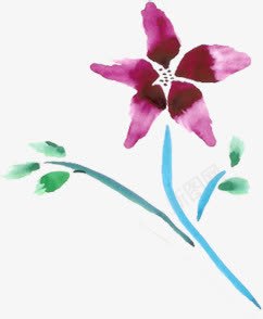 植物插画花朵效果png免抠素材_新图网 https://ixintu.com 插画 效果 植物 花朵