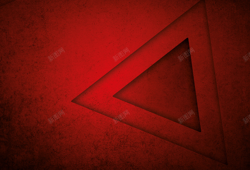 红色三角立体质感深色背景psd设计背景_新图网 https://ixintu.com 三角立体 深色 红色 背景 质感